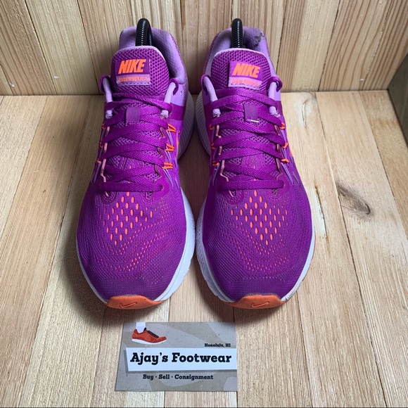Nike Zoom Winflo 2 Women’s Lace Up Purple Gym Running Shoes Size: 8.5 807279-501 - Picture 2 of 11